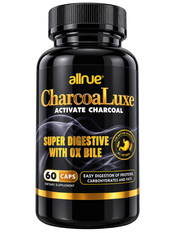 Charcoal Luxe - Super Digestive With OX Bile - 60 Capsulas